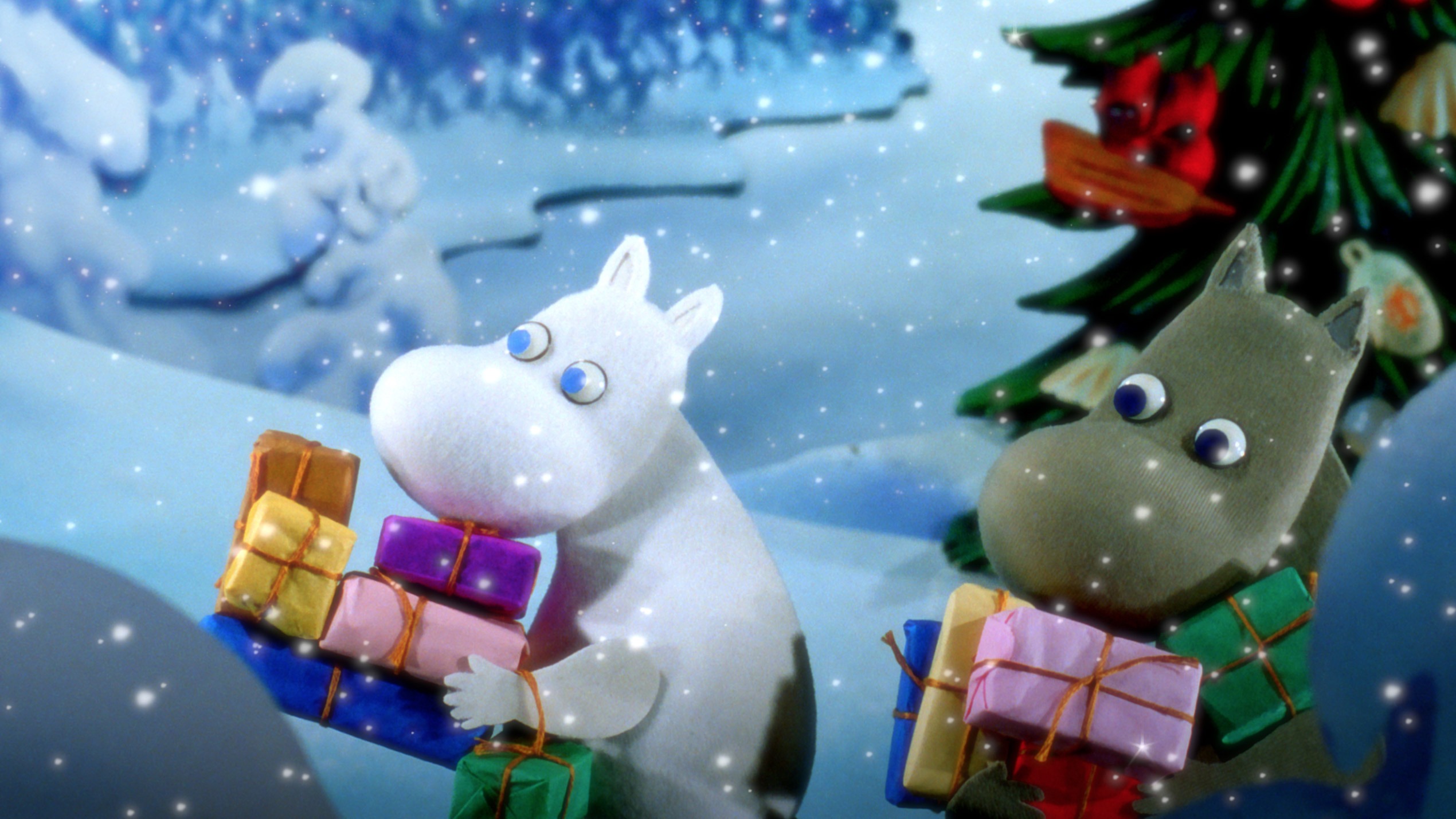 Les Moomins attendent Noël